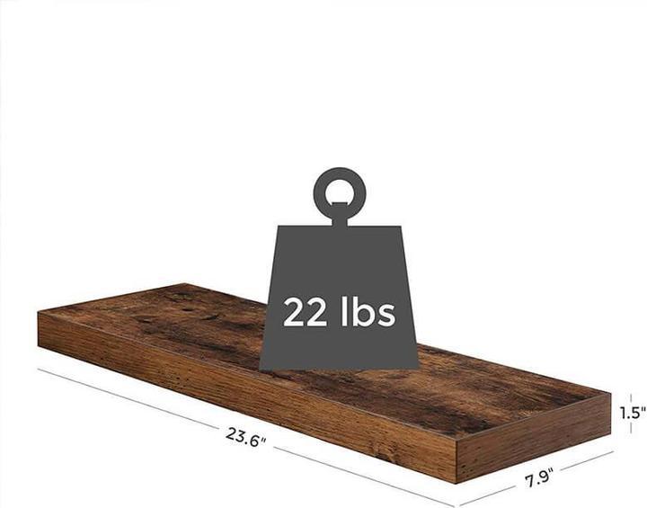 Actual product image Vasagle Wally (60 x 20 x 3.8 cm)