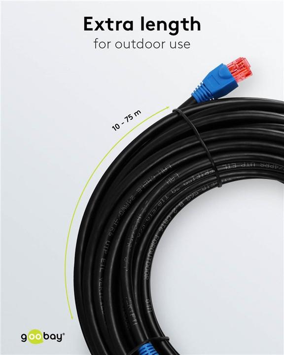 Produktbild Goobay Netzwerkkabel (U/UTP, CAT6, 20 m)