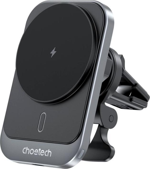Image du produit Choetech Support voiture T206-F avec chargeur inductif jusqu'à 15W - noir