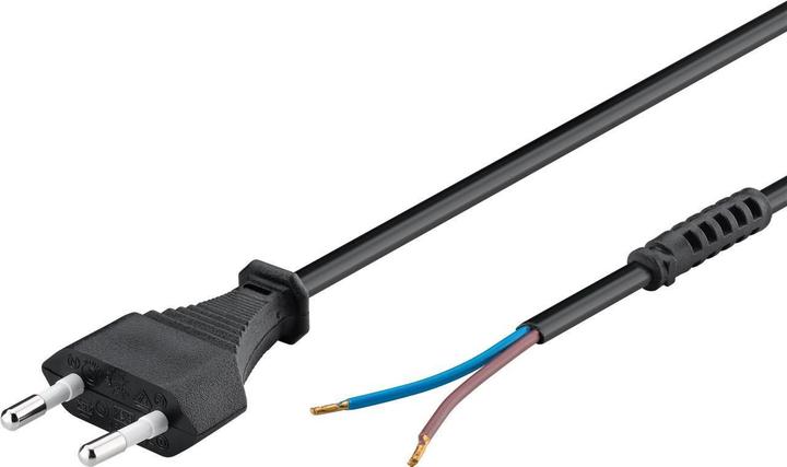 Produktbild Goobay Euro Kabel zum Konfektionieren, 1,5 m, Schwarz (1.50 m)