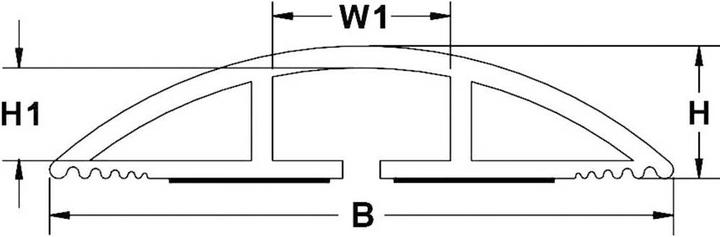 Productafbeelding KSS Flexibele kabelbrug, zelfklevend (Kabelbrug, 183 cm)