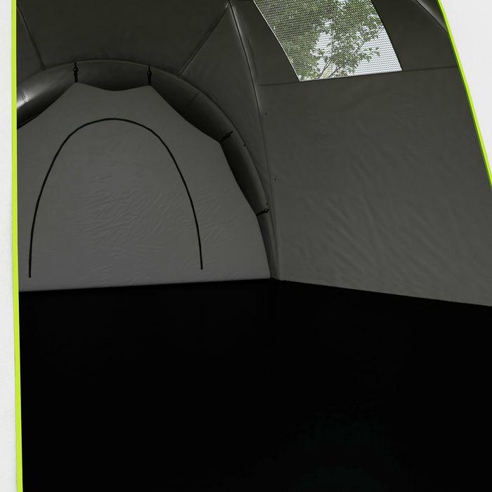 Image du produit Swisshandel24 Tunnelzelt Campingzelt für 6-9 Personen mit 3 Schlafzimmern, Wohnzimmer, Veranda (Tente tunnel, 6 personnes)