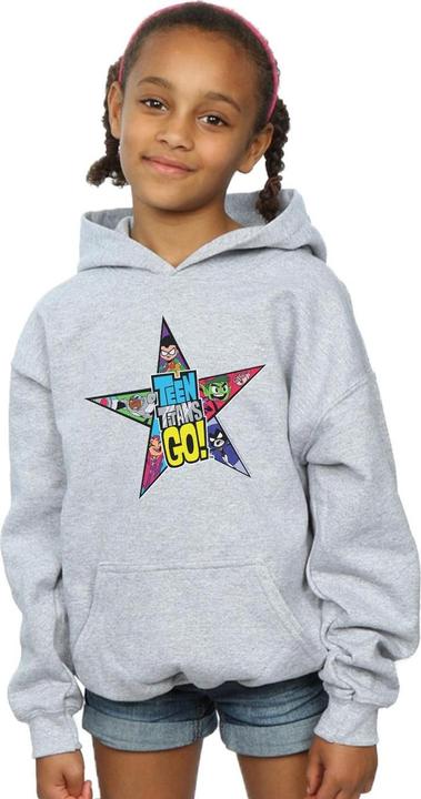 Produktbild Teen Titans Go Star Logo Kapuzenpullover Mädchen (140, 146)
