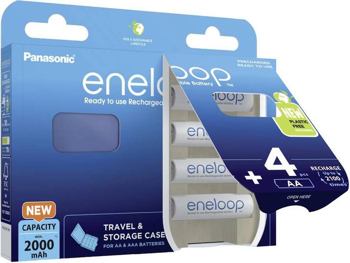 Actual product image Panasonic eneloop & Box (4 pcs., AA, 1900 mAh)