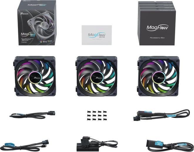 Produktbild Seasonic MagFlow ARGB (120 mm, 3 x)