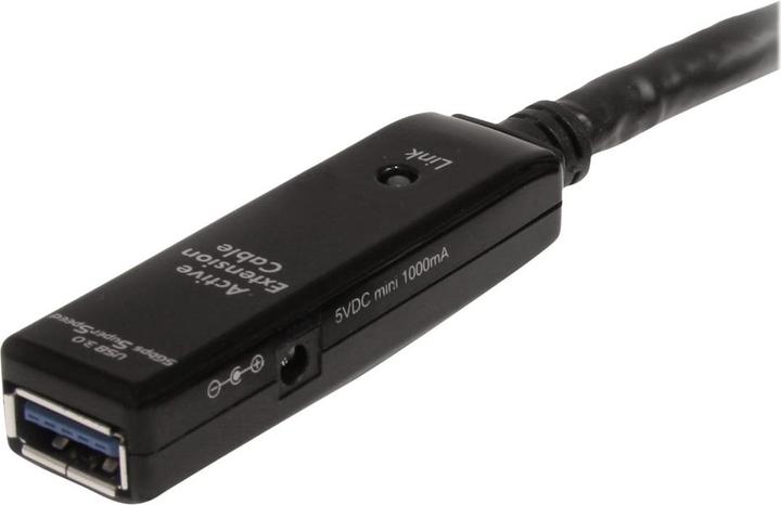 Produktbild StarTech 5 m aktives USB 3.0 Verlängerungskabel - Stecker/Buchse - USB 3.0 SuperSpeed Kabel Verlängerung (5 m, USB 3.0)