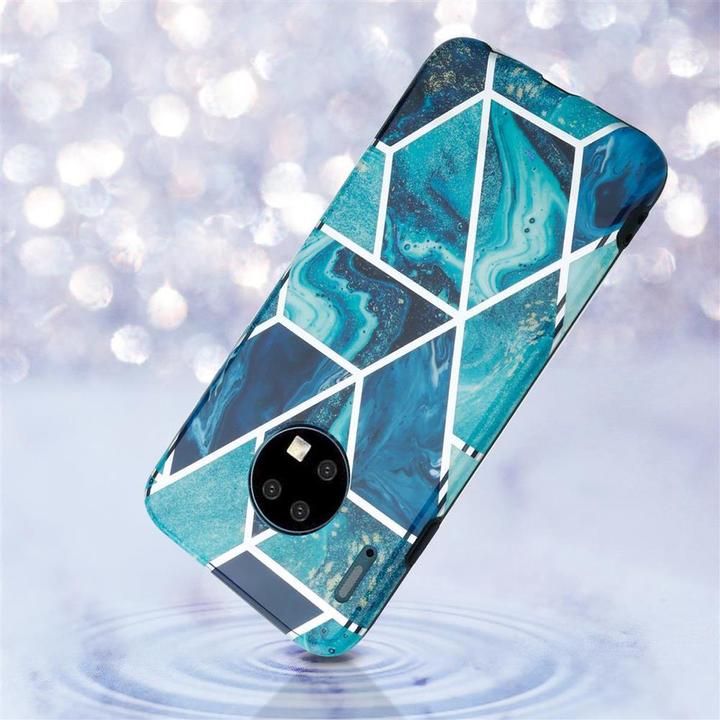 Actual product image Cadorabo IMD TPU Colorful Marble Cover (Mate 30)