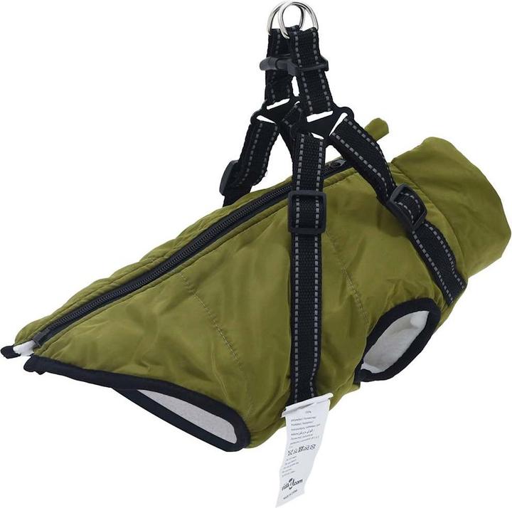 Produktbild VidaXL Hundemantel mit Geschirr Wasserdicht Reflektierend (36, Hundemantel)