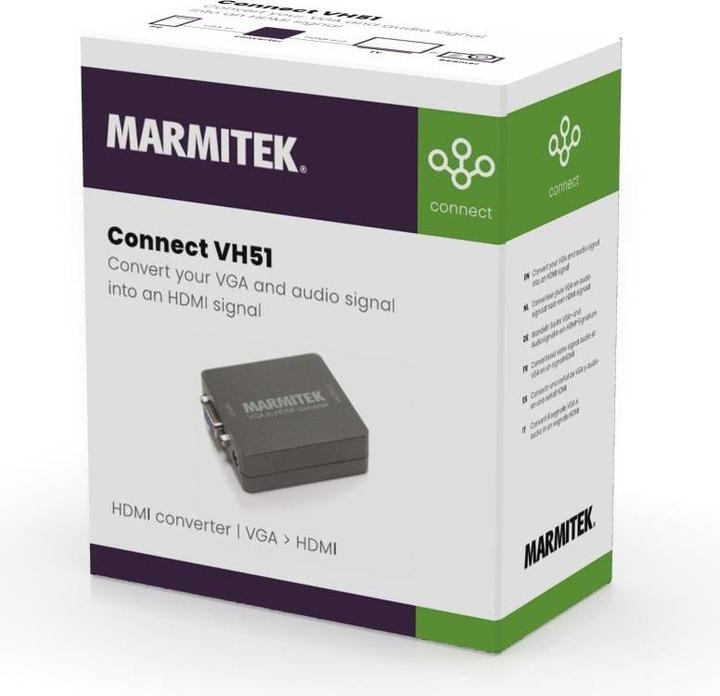 Productafbeelding Marmitek VH51 aansluiten