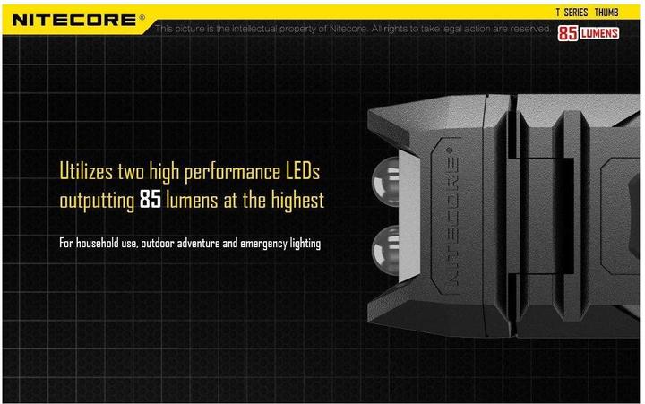 Produktbild Nitecore Thumb (7.40 cm, 85 lm)
