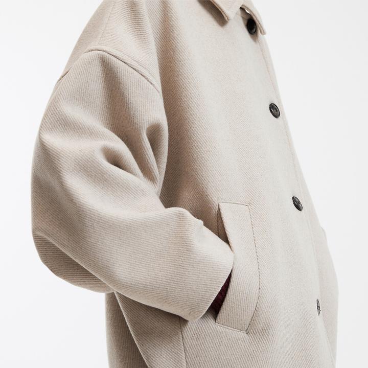 Image du produit La Redoute Collections Kurzmantel mit Knopfverschluss (M)