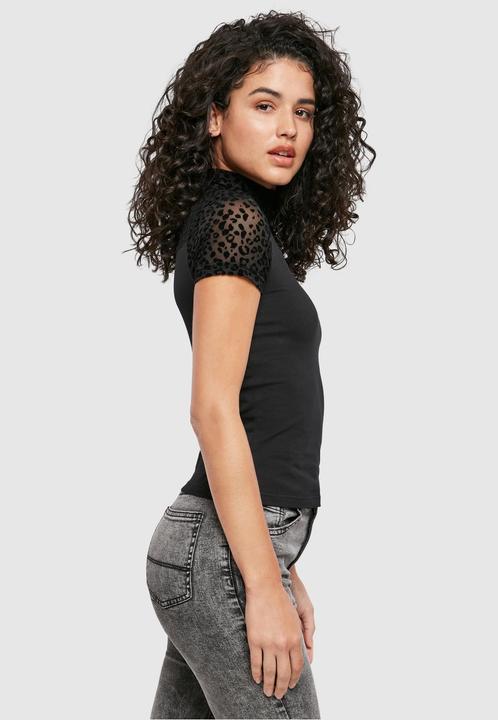 Immagine prodotto Urban Classics Maglietta a collo alto con pizzo Flock da donna (5XL)