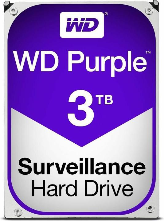 Actual product image WD Purple WD30PURX hard drive (3 TB, 3.5", CMR)