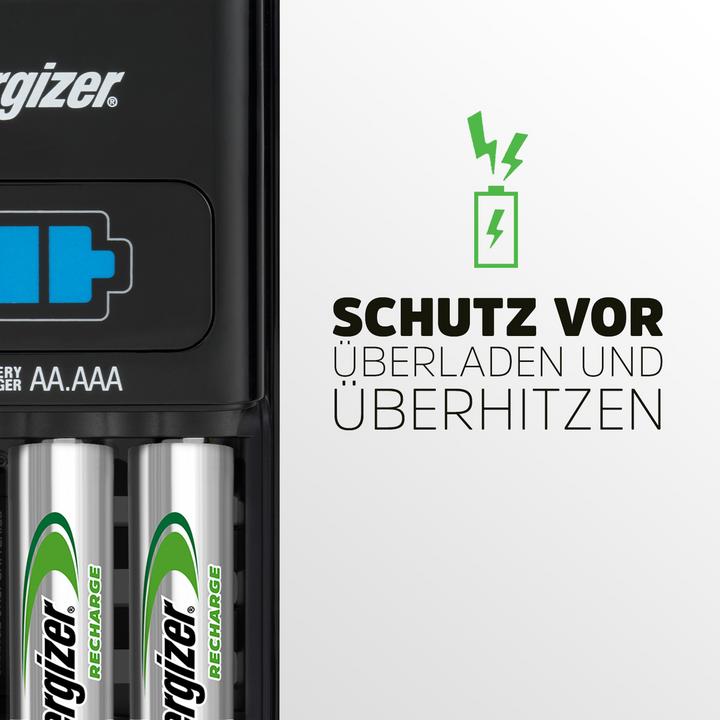 Immagine prodotto Energizer Ricarica 1 ora (4 pz., AA, AAA, 2300 mAh, Batteria + Caricabatterie)