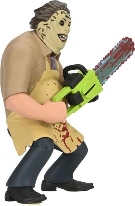 Produktbild Neca Texas Chainsaw Massacre Toony Terrors Actionfigur 50th Anniversary Leatherface (Bloody) 15 cm