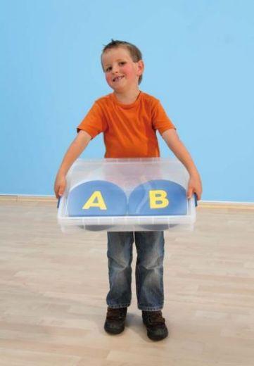 Actual product image Betzold 26 non-slip letter mats