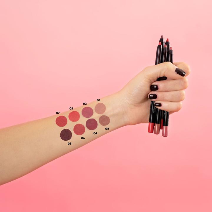 Actual product image Deborah Milano 2in1 Gel Contour & Colour Lip Liner No 01 (nude rose)