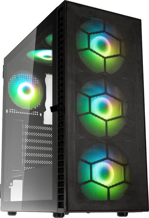 Produktbild Kolink Observatory HF Plus Mesh ARGB Midi Tower Case - Black