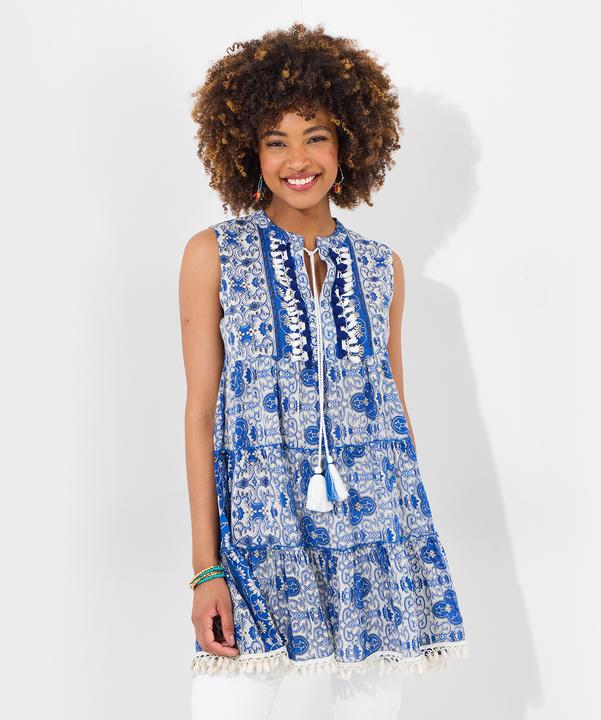 Produktbild Joe Browns Pom Pom Trim Tassel Tie Relaxed Tunic (10)