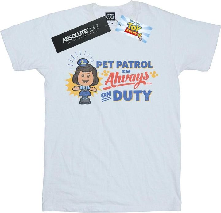 Actual product image Disney Womens/Ladies Toy Story 4 Giggle McDimples Pet Patrol Cotton Boyfriend T-Shirt (5XL)