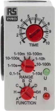 Actual product image Rs Pro Plug In Multi Function Timer Relay, 12  24
