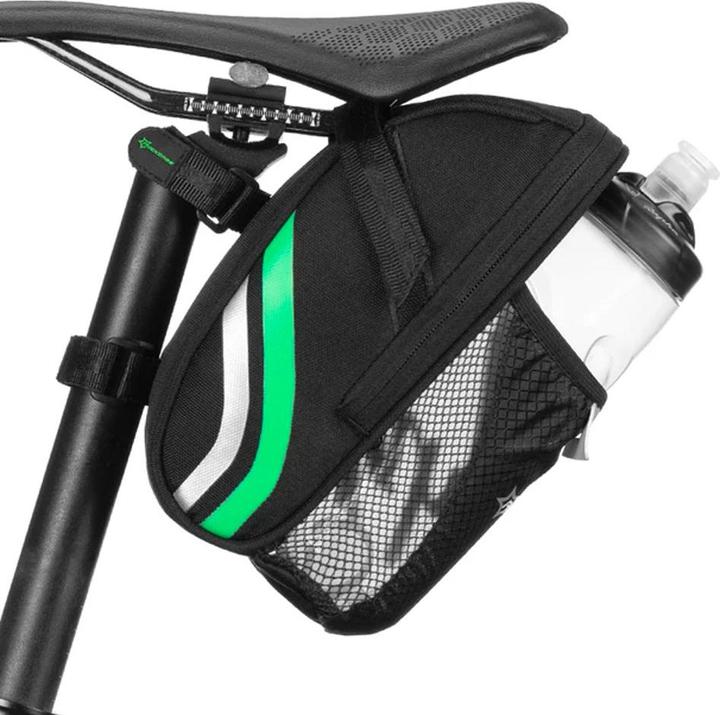 Produktbild Rockbros C7-BK Fahrradtasche unter dem Sattel – schwarz (1 l, Satteltasche)