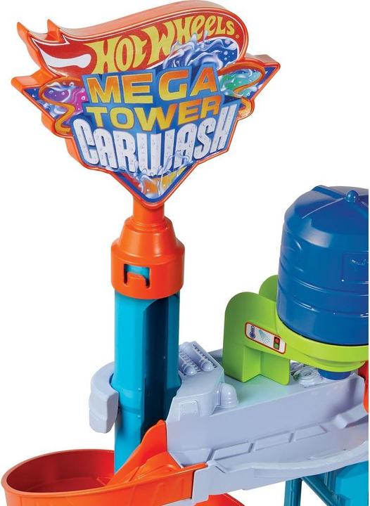 Produktbild Hot Wheels City Mega Turm Autowaschanlage