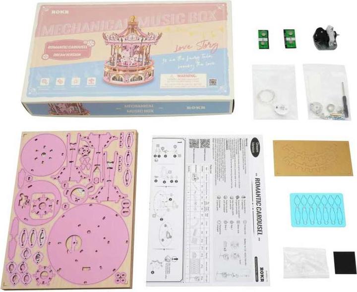 Produktbild Robotime Romantic Karussell (346 Teile)