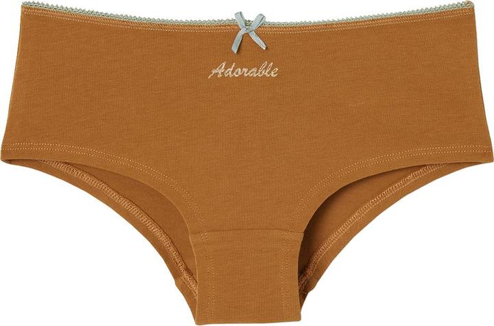 Produktbild Vertbaudet 7er-Pack Mädchen Shortys ADORABLE, Bio-Baumwolle (98, 7er Pack)