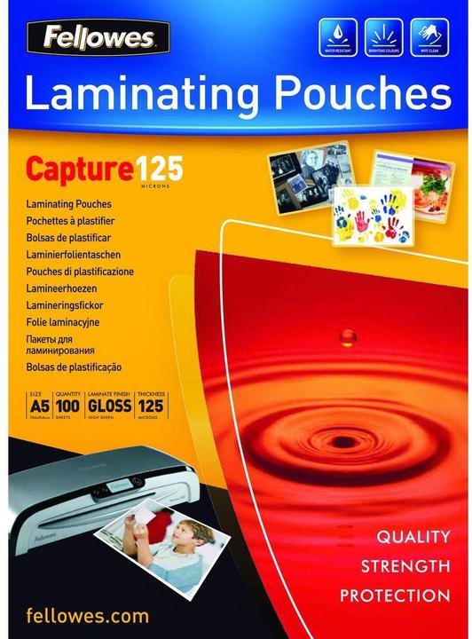Actual product image Fellowes Capture 125 (A5, 100 Piece, 125 µm)