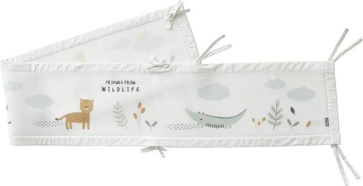Blanc, imprimé multicolore crocodile