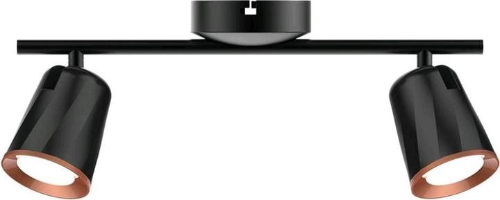 Produktbild V-TAC VT812 12W LED Wandlampe Doppelkopf 4000K Schwarz (1080 lm)