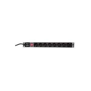 Actual product image LogiLink Power strip (8 x, CEE 7/3, 2 m)