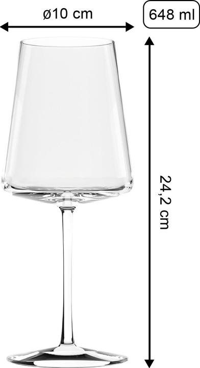 Immagine prodotto Stölzle Power (51 cl, 6 Occhiali, Bicchieri da vino rosso)