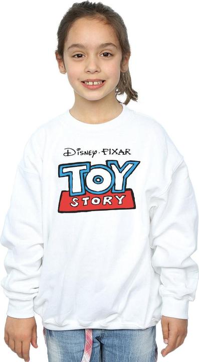 Actual product image Disney Girls Toy Story Cartoon Logo Sweatshirt (128)