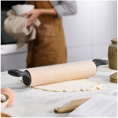 Actual product image Joseph Joseph Grip Pin Ergonomic Rolling Pin - Grey