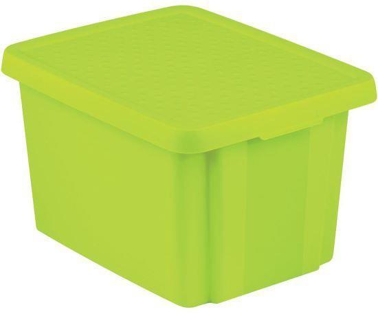 Produktbild Curver STORAGEBOXCURVER 26L+LID GREEN 598 (44 x 34 x 27 cm, 26 l)