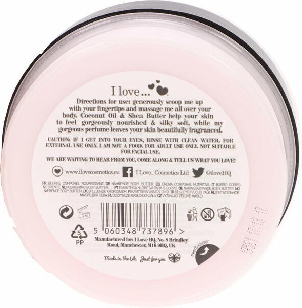 Produktbild I Love... Pink Marshmallow Body Butter 200ml (Körpercreme, 200 ml)