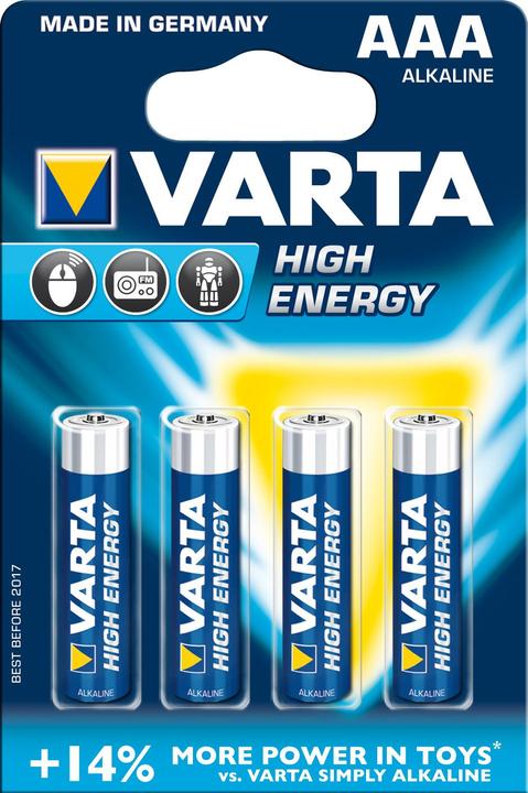 Immagine prodotto Varta potenza a lunga durata (4 pz., AAA, 1240 mAh)