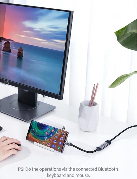 Actual product image Ugreen USB-C to HDMI Adapter (USB-C, HDMI, 10 cm)
