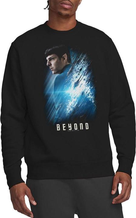Actual product image Star Trek Beyond Unisex Adult Spock Poster Sweatshirt (L)