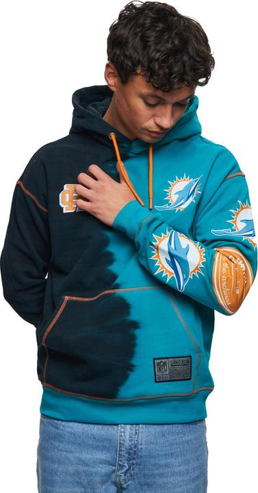 Produktbild Recovered Re:covered Fleece Hoody - INK DYE Miami Dolphins - 3XL (3XL)