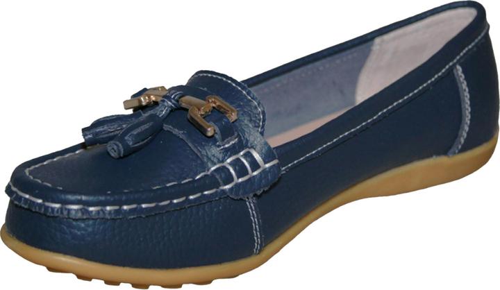 Boulevard Halbschuhe Quaste Leder