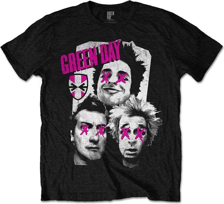 Actual product image Green Day Unisex Adult Patchwork T-Shirt (L)