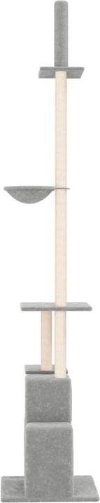 Image du produit VidaXL Kratzbaum Deckenhoch Hellgrau 250,5-276,5cm Katzenbaum Katzenkratzbaum (276.50 cm, Gris clair)