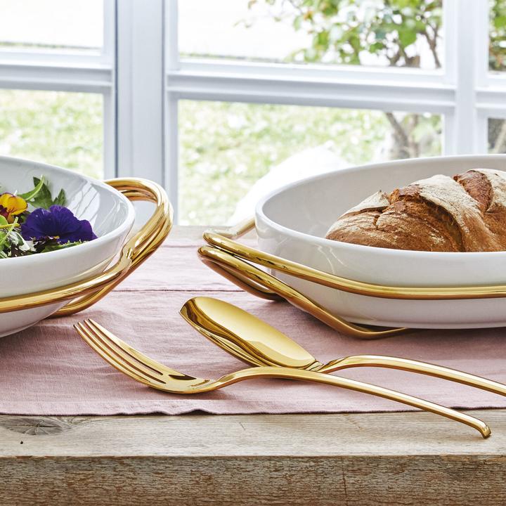 Actual product image Sambonet Cutlery set Living Gold (Salad servers)