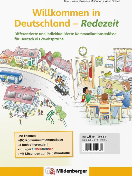 Produktbild Willkommen in Deutschland - Redezeit (Deutsch, Tina Kresse, Susanne McCafferty, Alisa Schied, 2022)