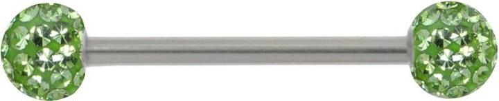 Actual product image Bijouteria Tongue piercing (Surgical steel 316L, Epoxy resin, Zirconia)