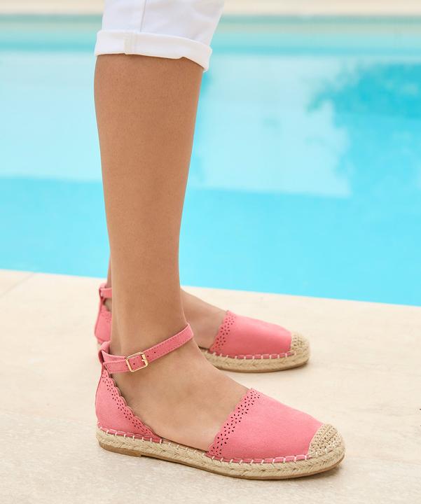 Immagine prodotto Joe Browns Scalloped Edge Microsuede Espadrille Sandals (42)