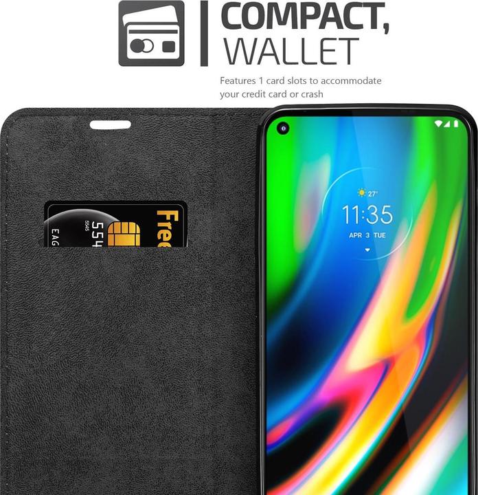 Image du produit Cadorabo Book Couverture magnétique invisible (Motorola Moto G9 Plus)